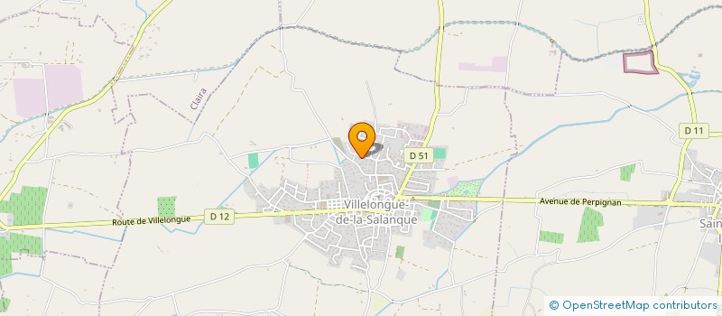 localisation de l'entreprise LA SALANQUE  VILLELONGUE-DE-LA-SALANQUE
