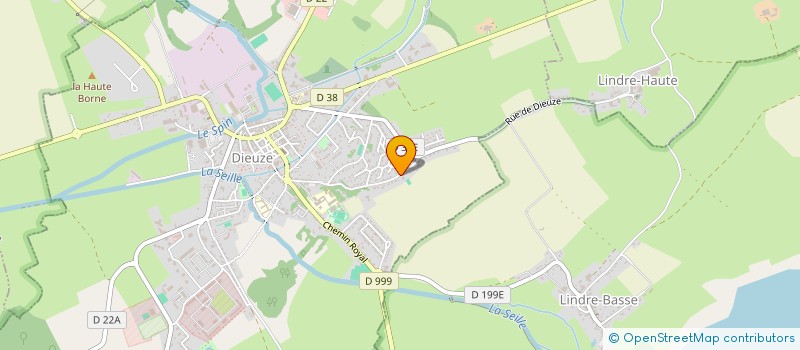 localisation de l'entreprise LA SALICORNAISE à DIEUZE
