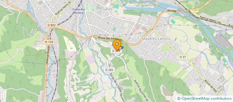 localisation de l'entreprise LA SALICORNE  GELOS