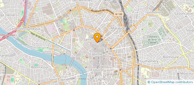 localisation de l'entreprise LA SALIE  TOULOUSE