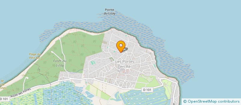 localisation de l'entreprise LA SALINA  LES PORTES-EN-RE