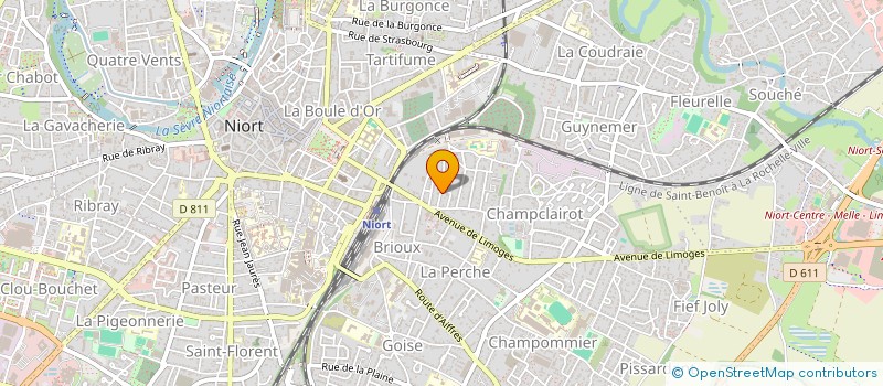 localisation de l'entreprise LA SALLE 205  NIORT