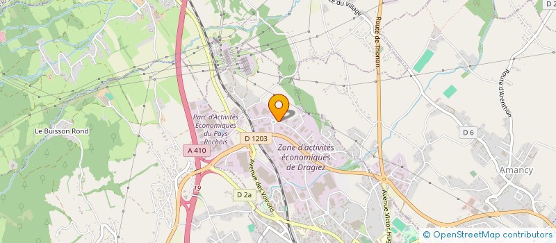 localisation de l'entreprise LA SALLE  LA ROCHE-SUR-FORON