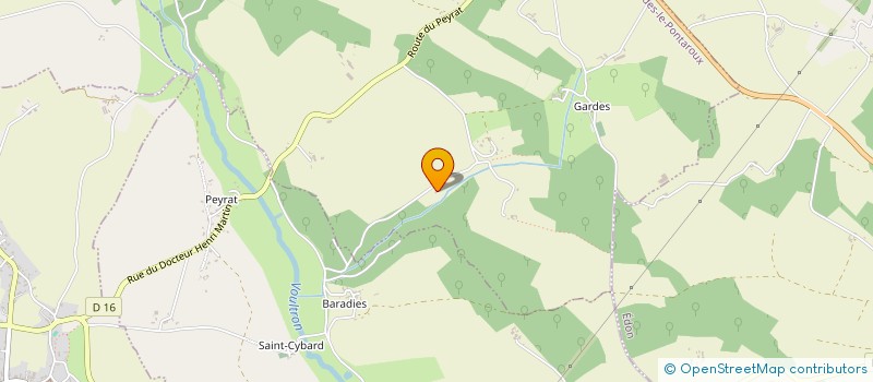 localisation de l'entreprise LA SALLE à GARDES-LE-PONTAROUX
