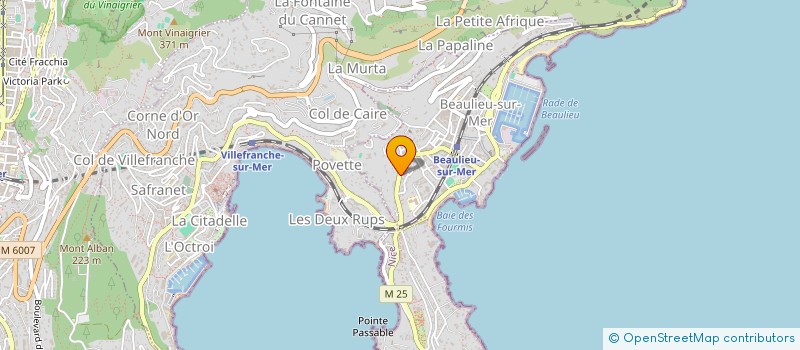 localisation de l'entreprise LA SALLE BEAULIEU  BEAULIEU-SUR-MER