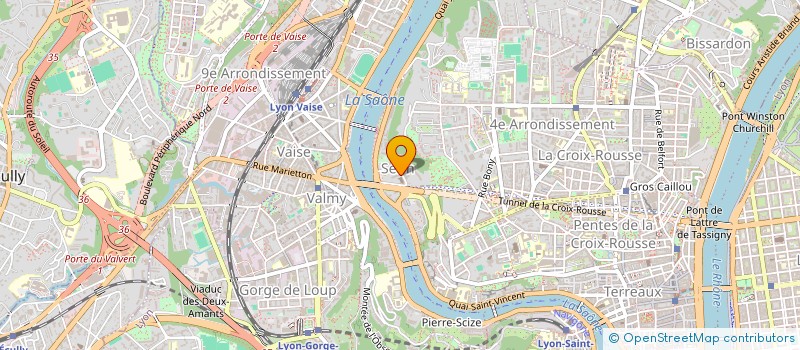 localisation de l'entreprise LA SALLE DE DANSE  LYON