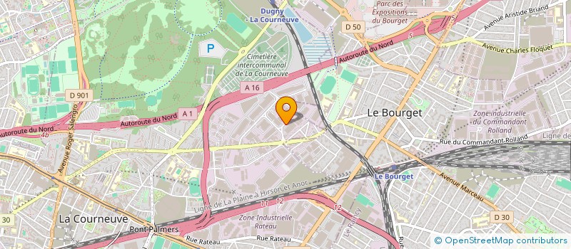 localisation de l'entreprise LA SALLE DE RIS à LA COURNEUVE