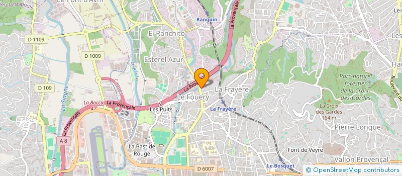 localisation de l'entreprise LA SALLE DES MOTEURS à CANNES