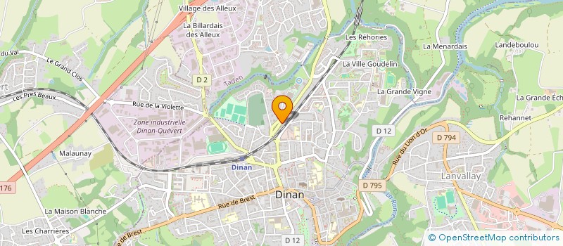 localisation de l'entreprise LA SALLE DINAN  DINAN