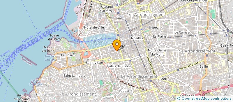 localisation de l'entreprise LA SALLE DU MARCHE à MARSEILLE