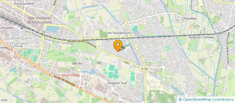 localisation de l'entreprise LA SALLE DU TEMPS  AVIGNON