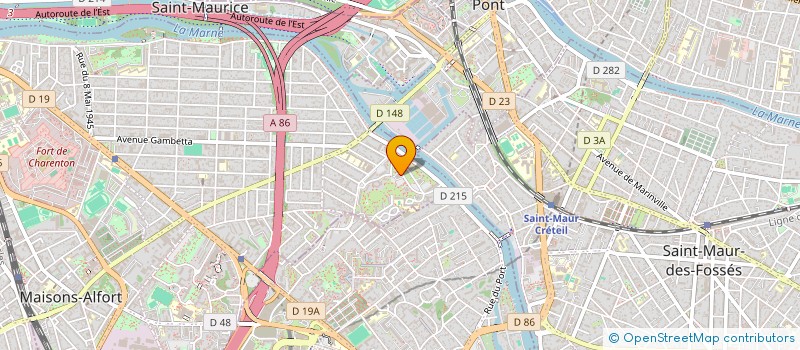 localisation de l'entreprise LA SALLE DU TEMPS S.D.T  MAISONS-ALFORT