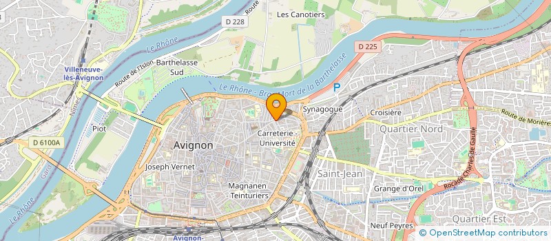 localisation de l'entreprise LA SALLE EN SCENE  AVIGNON