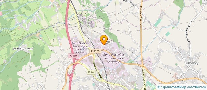 localisation de l'entreprise LA SALLE IMMO  LA ROCHE-SUR-FORON