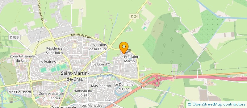 localisation de l'entreprise LA SALLE ST MARTIN à SAINT-MARTIN-DE-CRAU