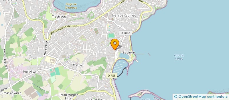 localisation de l'entreprise LA SALOME  PERROS-GUIREC