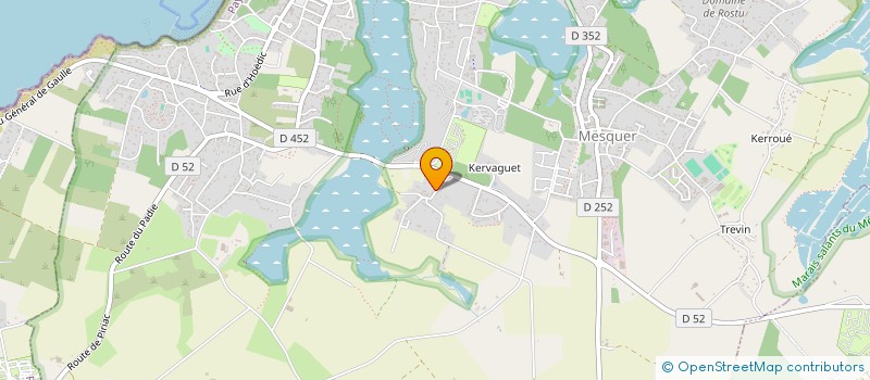 localisation de l'entreprise LA SALORGE  MESQUER