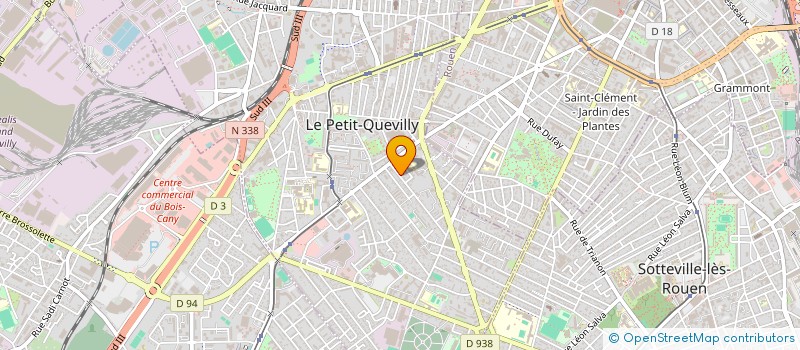 localisation de l'entreprise LA SALSA à LE PETIT-QUEVILLY