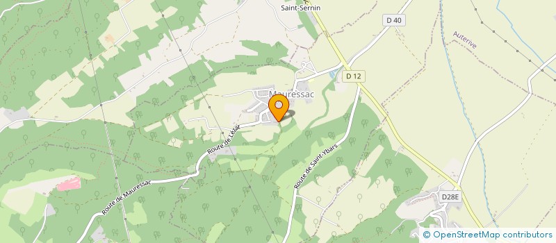 localisation de l'entreprise LA SALSEENNE  MAURESSAC