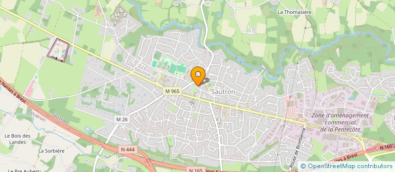 localisation de l'entreprise LA SALTERA  SAUTRON