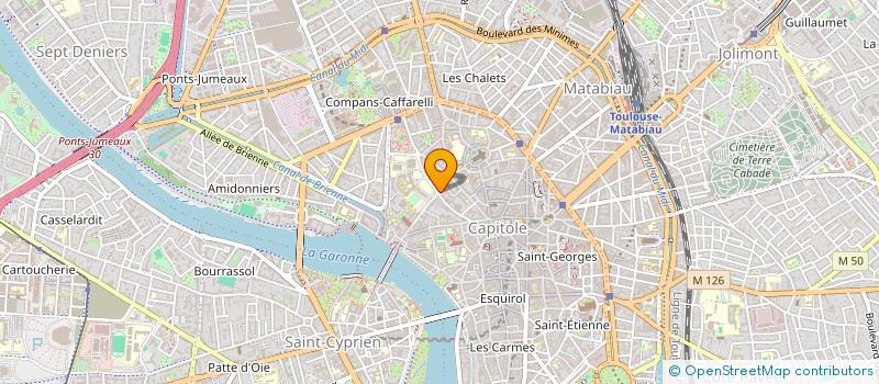 localisation de l'entreprise LA SALVETAT 1 à TOULOUSE