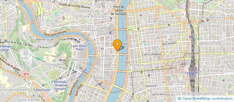 localisation de l'entreprise LA SAMARA à LYON