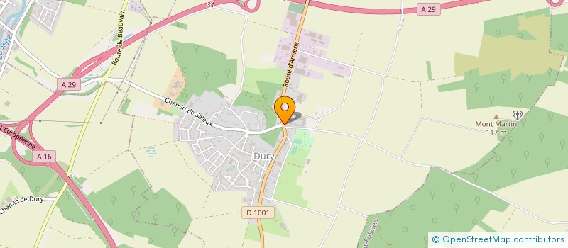localisation de l'entreprise LA SAMARIENNE DES MATERIAUX à DURY