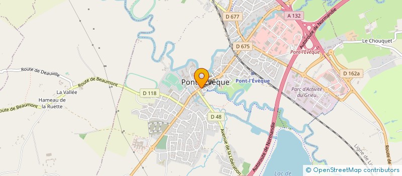 localisation de l'entreprise LA SAMFAINA à PONT L'EVEQUE
