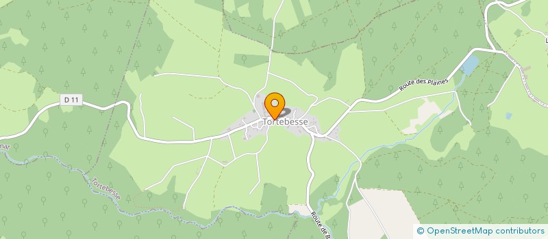 localisation de l'entreprise LA SAMPAUDE  TORTEBESSE