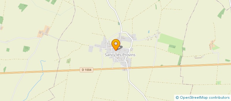 localisation de l'entreprise LA SANCEENNE  SANCY-LES-PROVINS