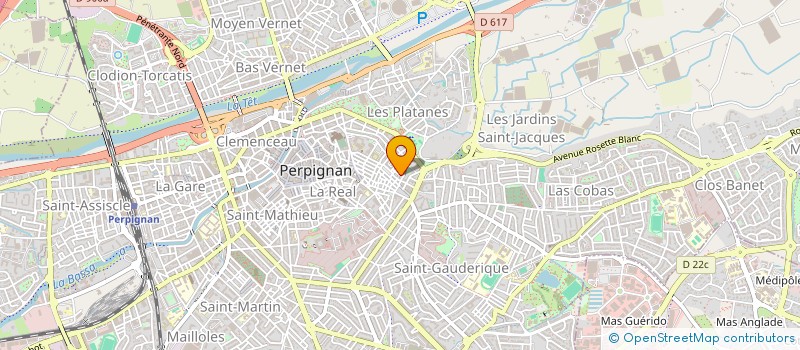 localisation de l'entreprise LA SANCH, FEDERATION DES CONFRERIES DE LA SANCH DU DIOCESE DE PERPIGNAN-ELNE, JUNTA DE CONFRARIES DE LA SANCH DE LA DIOC à PERPIGNAN