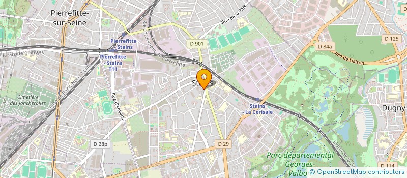 localisation de l'entreprise LA SANDWICHERIE à STAINS
