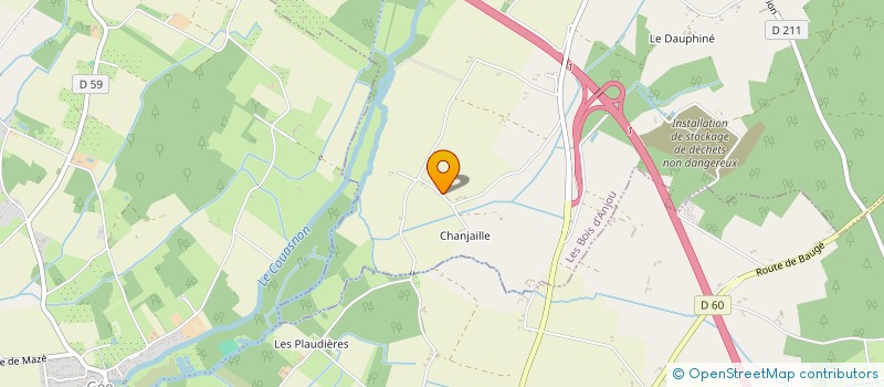 localisation de l'entreprise LA SANSONNIERE LP 49  BRISSAC LOIRE AUBANCE