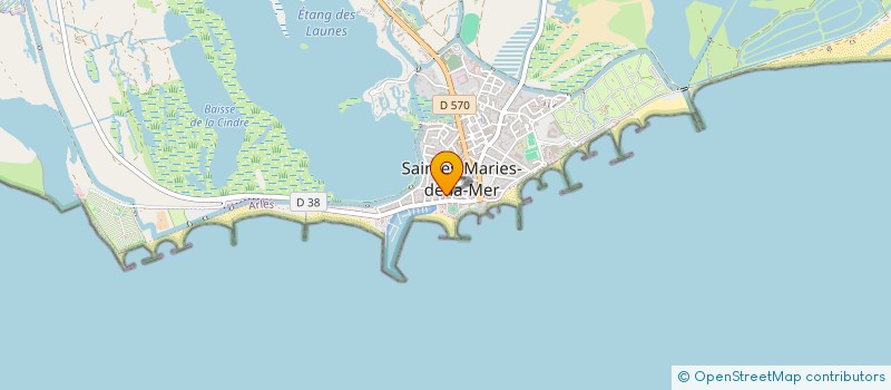 localisation de l'entreprise LA SANSOUIRO à SAINTES-MARIES-DE-LA-MER