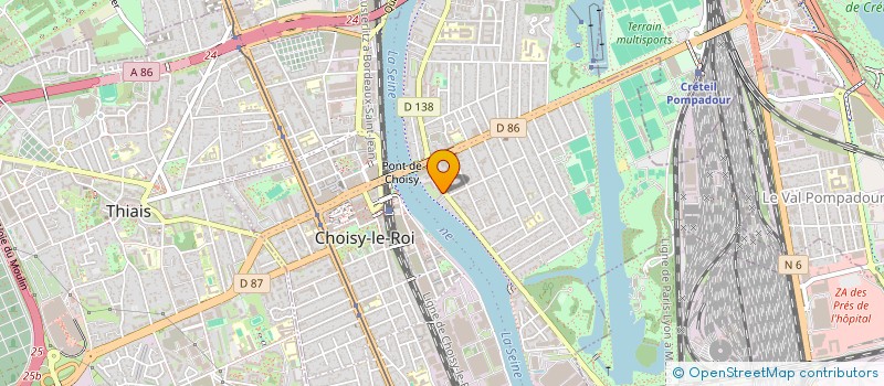 localisation de l'entreprise LA SANTE A CHOISY à CHOISY LE ROI