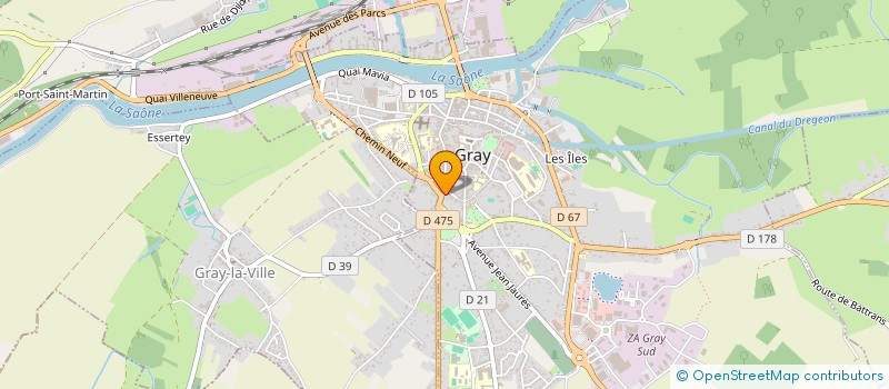 localisation de l'entreprise LA SANTE A PORTEE DE MAIN  VENERE