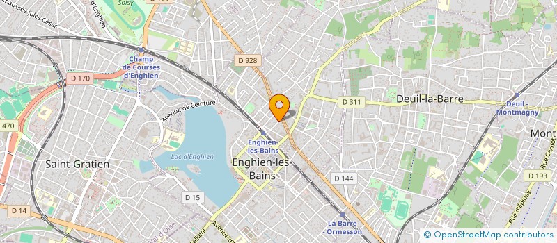 localisation de l'entreprise LA SANTE C EST LE BONHEUR à ENGHIEN-LES-BAINS