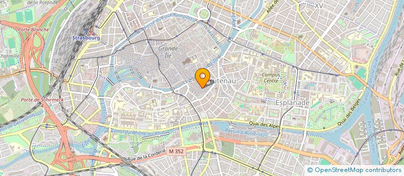 localisation de l'entreprise LA SANTE DU CORPS  STRASBOURG