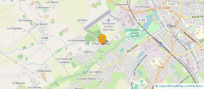 localisation de l'entreprise LA SANTE DU PIED à LA LANDE PATRY