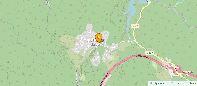 localisation de l'entreprise LA SANTE NATURELLE POUR TOUS (LA SANTE NATURELLE)  MONTAUROUX