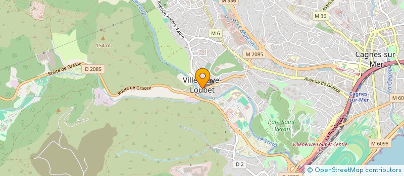 localisation de l'entreprise LA SANTONNIERE DU BON ACCUEIL à VILLENEUVE-LOUBET