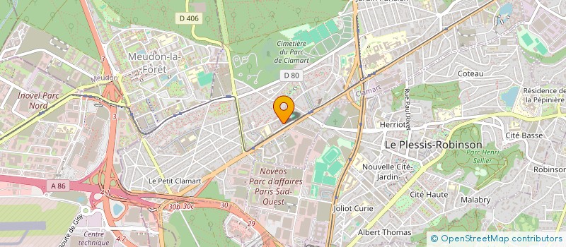 localisation de l'entreprise LA SAOURA à CLAMART