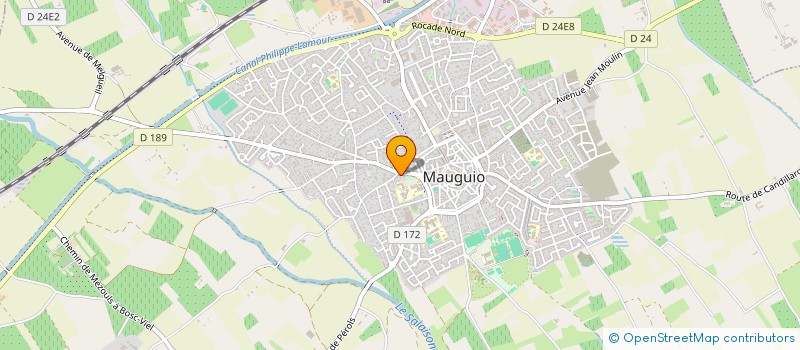 localisation de l'entreprise LA SAOUSINE  MAUGUIO