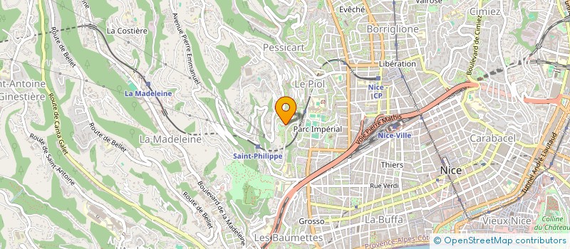 localisation de l'entreprise LA SAPIENCE HEIMATLOS à NICE