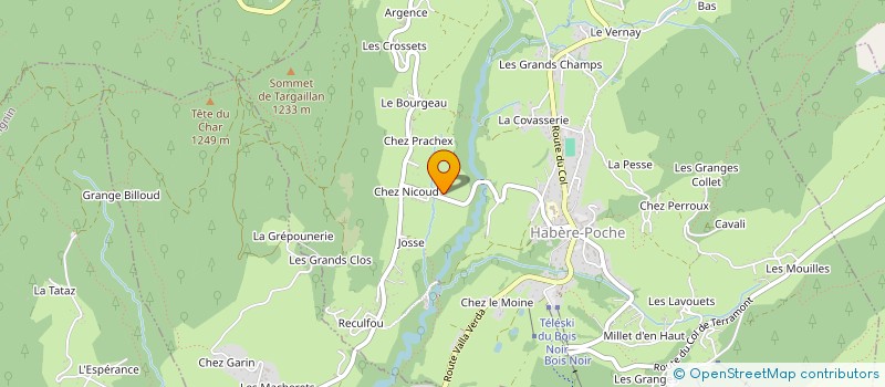 localisation de l'entreprise LA SAPINETTE à HABERE-POCHE
