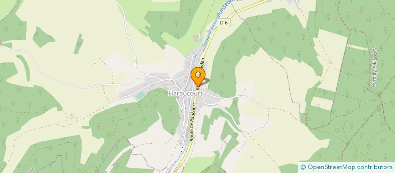 localisation de l'entreprise LA SAPINIERE  REMILLY-AILLICOURT