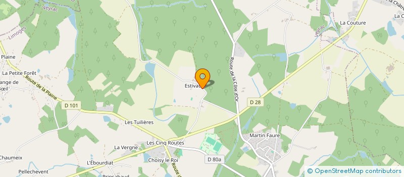 localisation de l'entreprise LA SAPINIERE à VEYRAC