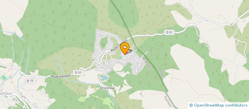 localisation de l'entreprise LA SAPINIERE  TOURTOUR