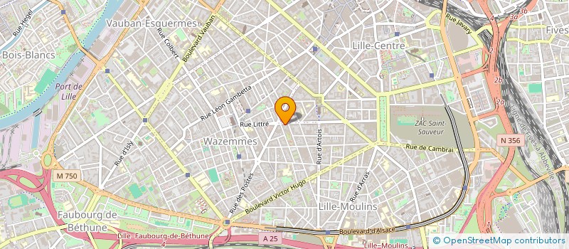 localisation de l'entreprise LA SAPINIERE à LILLE