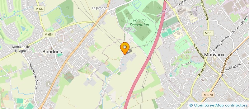 localisation de l'entreprise LA SAPINIERE à MARCQ-EN-BARŒUL